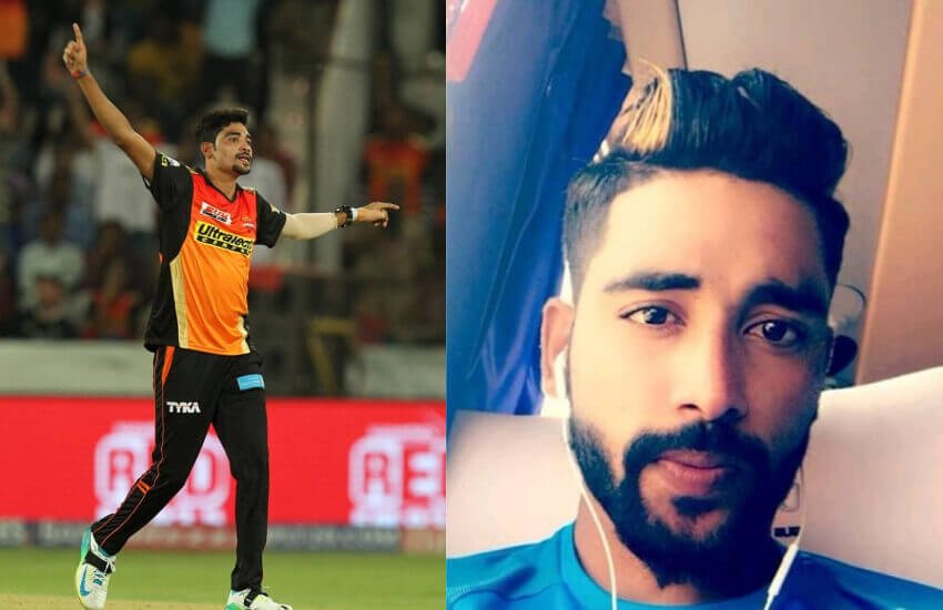 गेंदबाज मो.सिराजुद्दीन हैदराबाद से हैं। उनके पिता तकरीबन 30 साल तक ऑटो रिक्शा चला चुके हैं। मगर बेटे के कहने पर वह यह काम छोड़ चुके हैं। (फोटोः फेसबुक) 