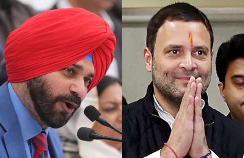 नवजोत सिंह सिद्धू और राहुल गांधी (फोटो सोर्स- एक्सप्रेस फोटो/PTI)