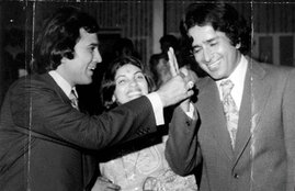 Rajesh Khanna and Shashi Kapoo