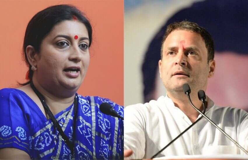 केंद्रीय मंत्री ने इससे पहले यूपी निकाय चुनाव के परिणामों को लेकर कांग्रेस उपाध्यक्ष पर तंज कसा था। (फोटोः फेसबुक)