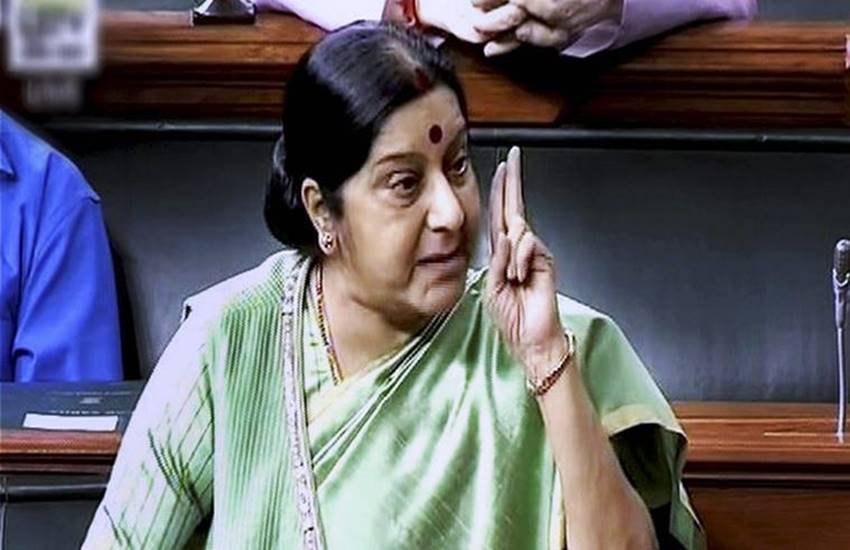kulbhushan jadhav, Sushma Swaraj, Sushma Swaraj Statement, Statement in Parliament, Insolence with Kulbhushan Jadhav, Kulbhushan Jadhav Family, Insolence by Pakistan, National News