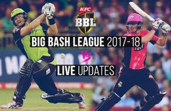Big Bash League 2017: रोमांचक मुकाबले में सिडनी थंडर्स ने मारी 5 विकेट से बाजी
