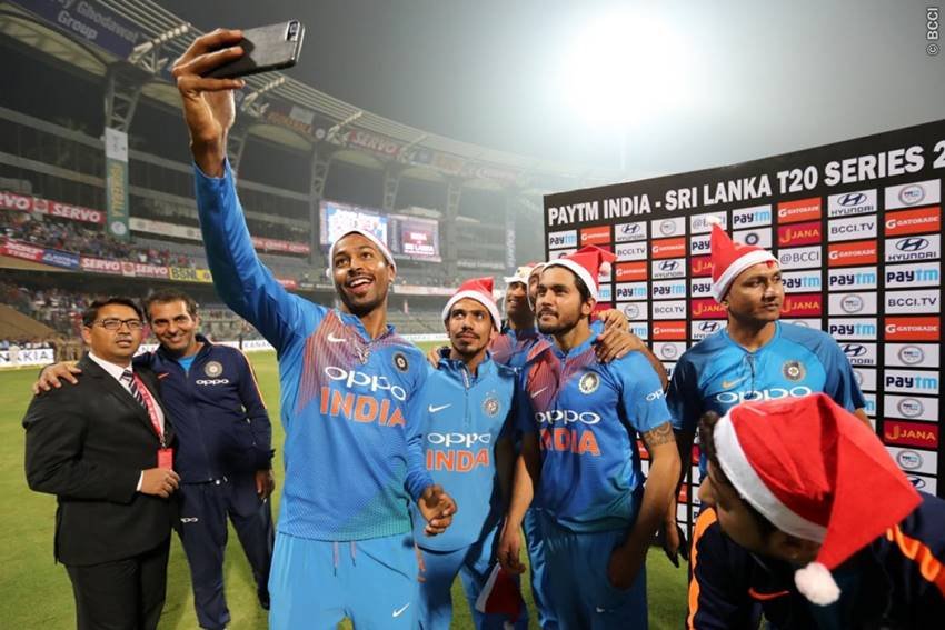 Merry Christmas, Merry Christmas 2017, Happy Christmas, Happy Christmas Day, Happy Christmas Day 2017, Happy Christmas 2017, Christmas, Christmas 2017, Christmas Day, Christmas Day 2017, Merry Christmas Day, Indian Cricket Team, Hardik Pandya, MS Dhoni, KL Rahul, Yuzvendra Chahal, Mohammed Siraz, Manish Pandey, Jasprit Bumrah, Cricket Photos, India vs Sri lanka, ind vs sl