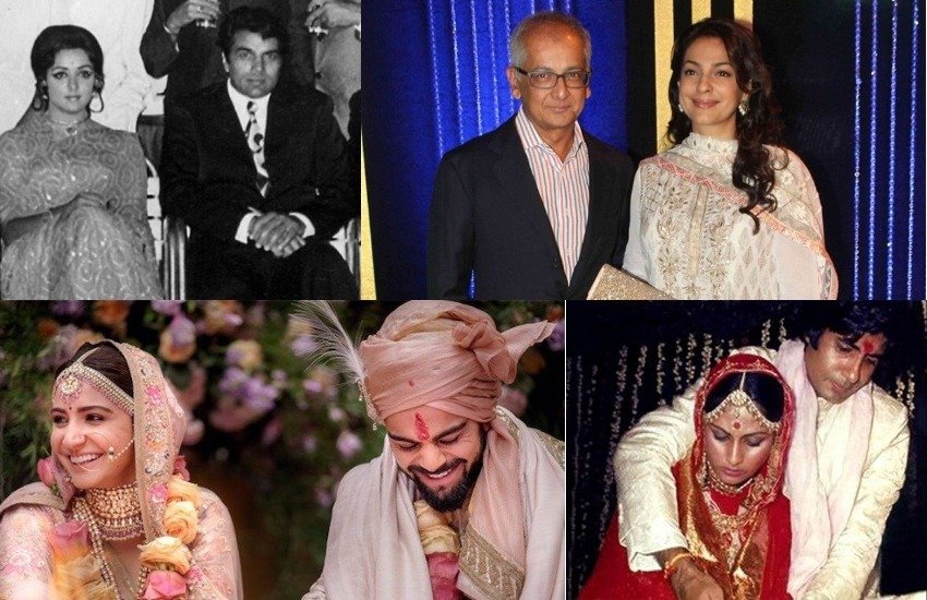 बॉलीवुड की हाई प्रोफाइल कई दिनों तक चलने वाली पांच सितारा शादी तो आपने खूब देखी-सुनी होंगी लेकिन कुछ ऐसे बालीवुड सेलिब्रिटी भी हैं जिन्होंने अपनी शादी बेहद गुपचुप और शालीनता से की है। इन सितारों में सदी के महानयक अमिताभ बच्चन से लेकर धर्मेंद्र, संजय दत्त, रानी मुखर्जी जैसे सितारों के नाम शामिल है। कई बार तो इन शादियों की भनक मीडिया तक को काफी देर बाद लगती है। आगे की स्लाइड्स में देखिए बॉलीवुड के हाई प्रोफाइल सितारों की ऐसी ही लो प्रोफाइल शादियां...