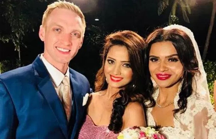 aashka goradia, brent goble, aashka goradia wedding, Aashka Goradia wedding photos, Aashka Goradia white wedding, aashka brent white wedding, brent aashka wedding, mouni roy aashka wedding images, adaa khan mpouni roy, karanvir bohra aashka wedding, mouni roy images, sana khan images, aashka indian wedding date, aashka brent love story, Aashka Goradia, TV actress Aashka Goradia, Aashka Goradia and Brent Goble, Aashka Goradia and Brent Goble marriage, Aashka Goradia and Brent Goble marriage, Aashka Goradia and Brent Goble, entertainment, jansatta