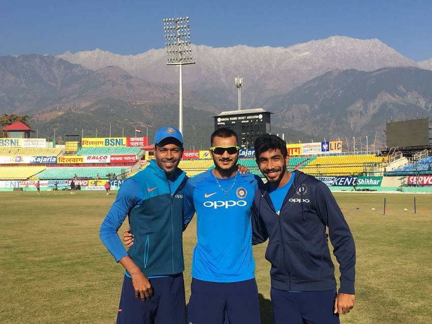 axar patel, pandya and bumrah
