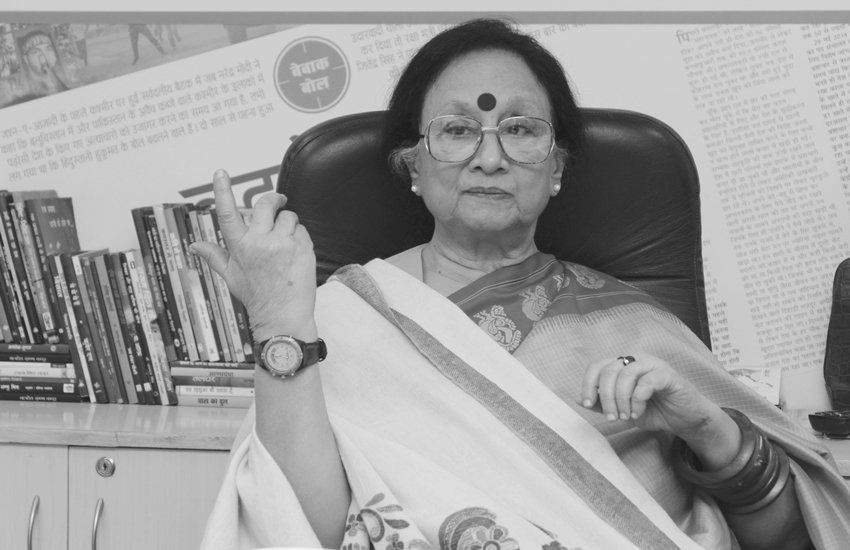 साहित्यकार चित्रा मुद्गल।