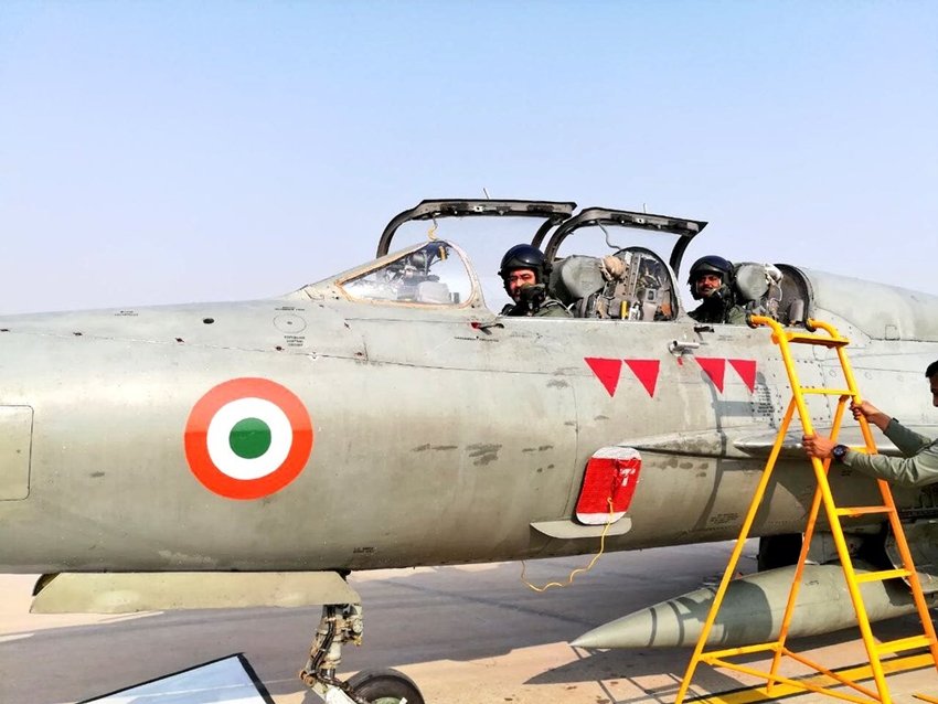mig-21 aircraft, air chief, hawkeyes, b s dhanoa, mig-21 aircraft, 108 squadron,hawkeyes sortie, air chief, air chief bs dhanoa, mig-21 fighter, mig-21 fighter fighter aircraft, bs dhanoa air chief, latest news, mig 27, MiG-27 ML Bahadur over Hasimara Air Force base ,