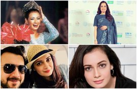 dia mirza, dia mirza birthday, sahil sangha