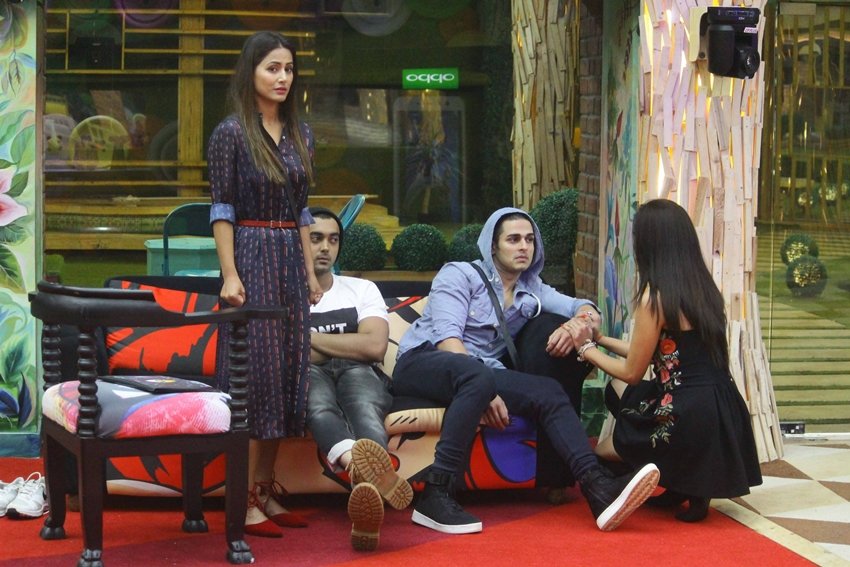 bigg boss 11, priyank, divya aggarwal, benafsha, Hina khan, Vikas Gupta, Priyank Sharma Girl friend, Bigg boss, Salman khan, punish, Shilpa Shinde