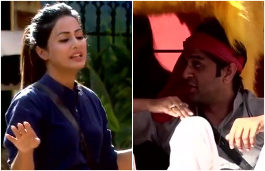 bigg boss 11, bigg boss season 11, bigg boss 11 20th December 2017, bigg boss 11 20th December 2017 episode, bigg boss 11 episode, bigg boss 11 episode 20th December, bigg boss 11 20th December full Episode, bigg boss 11 episode full, बिग बॉस 11, bigg boss 11 bigg boss season 11 episode, bigg boss news, bigg boss 11 full episode, bigg boss 11 full episode, Priyank Sharma, vikas gupta, arshi khan, hina khan, shilpa shinde, punish sharma, luv tyagi, shilpa shinde, hiten tejwani, Hina khan accuses vikas of touching, television, entertainment, jansatta