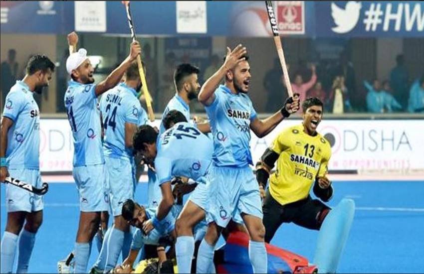 जीत के बाद जश्न मनाती टीम इंडिया। जीत के बाद जश्न मनाती टीम इंडिया।