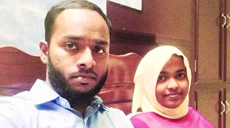 Shefin Jahan with Hadiya (Akhila). 