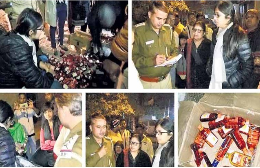 आईपीसी की धारा 323, 342, 354, 354बी, 506 और 34 के तहत मामला दर्ज कर लिया गया है। आरोपियों की तलाश जारी है। 