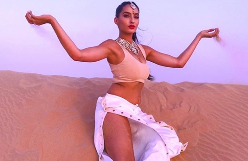 Nora Fatehi, Bigg Boss, Bigg Boss 9, Hardy Sandhu, Naah, Prince Narula, Nora Fatehi photos, Nora Fatehi dance, nora fatehi hot dance, entertainment, jansatta