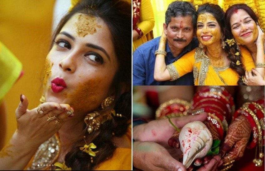 दीया और बाती हम की इमली यानि पूजा सिंह ने अपने बॉयफ्रेंड कपिल चट्टानी के साथ शादी कर ली है। 27 साल की पूजा बीते 5 दिसंबर को शादी की है। आगे की स्लाइड में देखिए इस शादी की कुछ तस्वीरें... (सभी पिक्चर्स-इंस्टाग्राम)