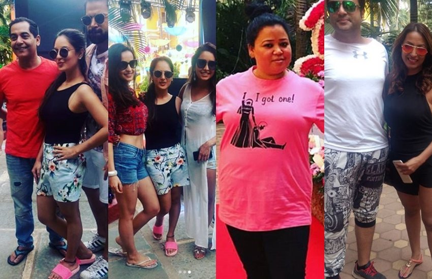 Bharti Singh and Haarsh Limbachiya, Sanaya Irani, Asha Negi, Rithvik Dhanjani, TV stars ready for masti dhamal, bharti wedding pool party, masti in Bharti Singh and Haarsh marriage, Bharti Singh and Haarsh Limbachiya wedding, entertainment news
