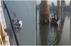 राजस्थान: यात्रियों से भरी बस नदी में गिरी, 32 लोगों की मौत, 6 घायल