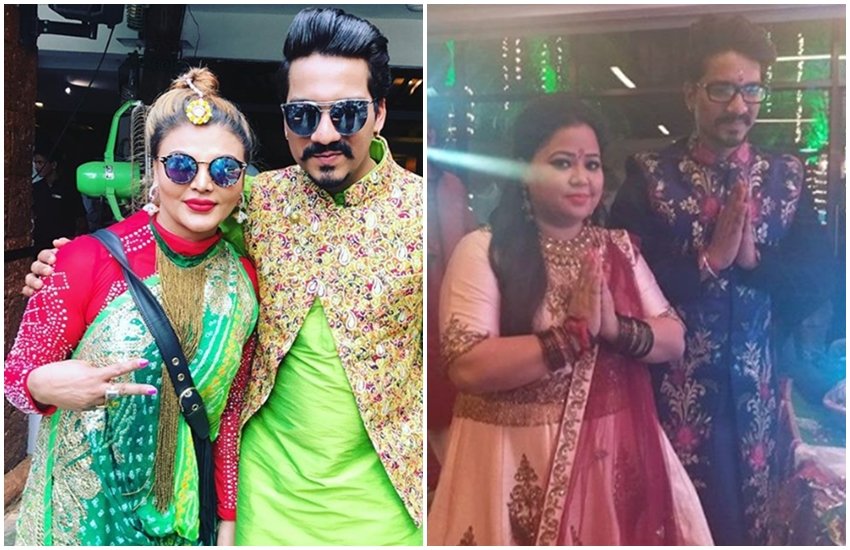 bharti singh, haarsh limbachiyaa, rakhi sawant