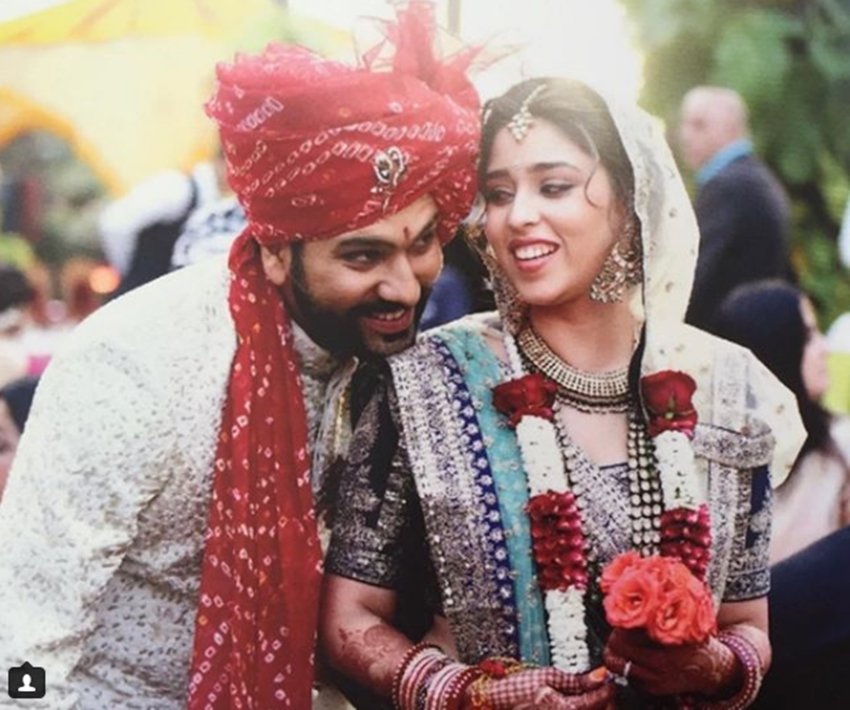 Rohit sharma, Marriage Anniversary, Ritika Sajdeh, Rohit sharma and Ritika Sajdeh, Rohit Sharmas wife, Rohit sharma 2nd Marriage Anniversary, rohit sharma love story