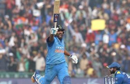 rohit hit double ton