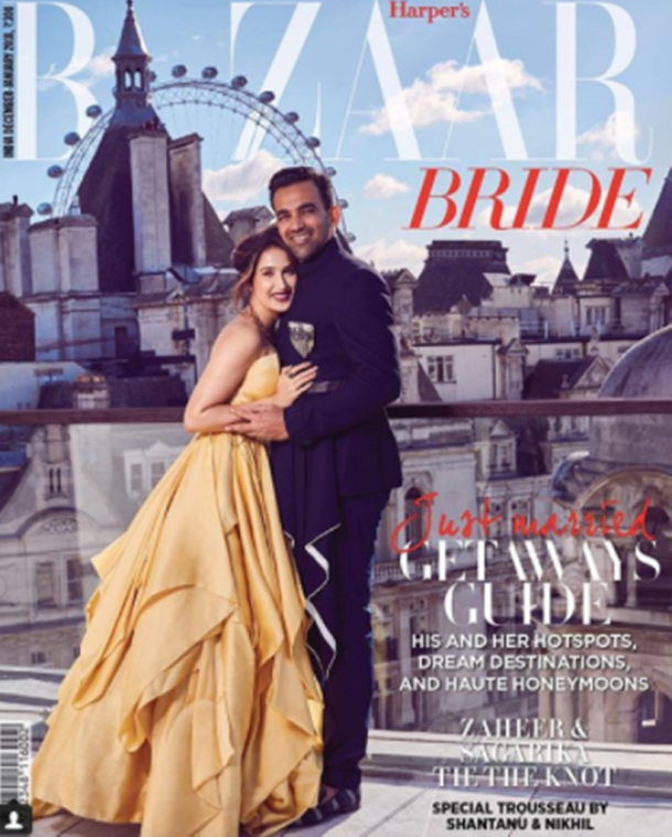 मैगजीन के लिए पिक्चर क्लिक करवाते जहीर और सागरिका।