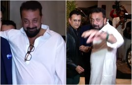Sanjay Dutt Drunk, Drunk Sanjay Dutt, Sanju Baba, Sanjay Dutt Abusing, Sanjay Dutt Misbehaving, Sanjay Dutt in Manish Malhotra Party, Sanju Baba Movie