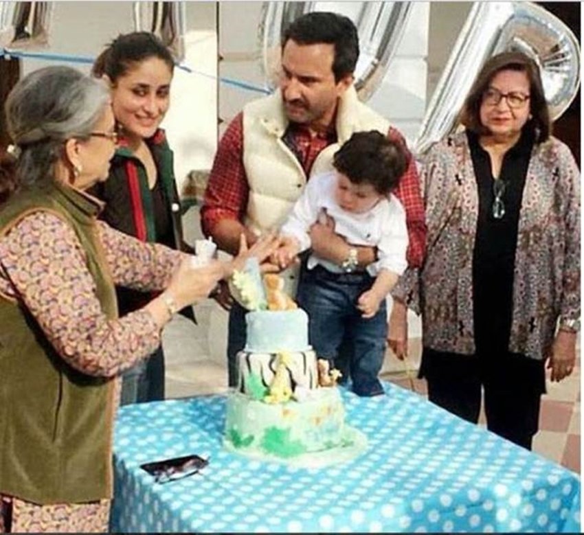 taimur ali khan, saif ali khan, kareena kapoor, taimur first birthday