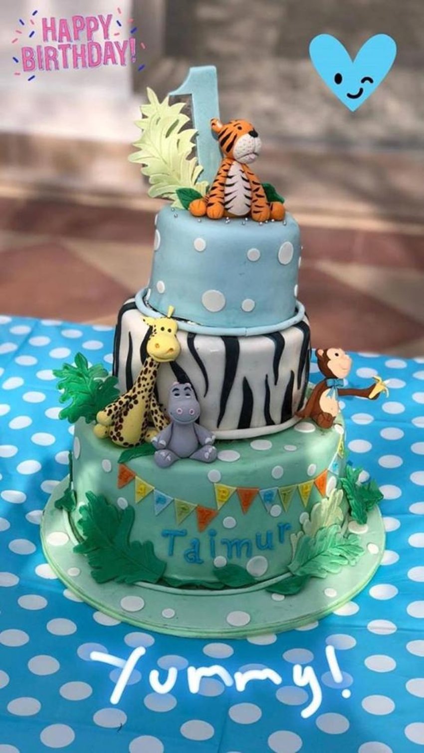 taimur ali khan, saif ali khan, kareena kapoor, taimur first birthday