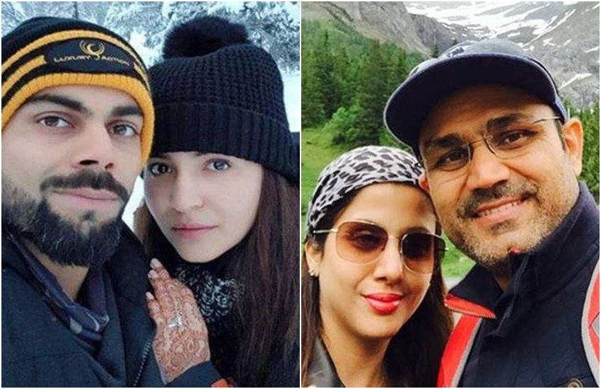 इन दिनों भारतीय क्रिकेट टीम के कप्तान विराट कोहली और बॉलीवुड एक्ट्रेस अनुष्का शर्मा अपनी तस्वीरों से खूब सुर्खियां बटोर रही हैं। दरअसल, इटली में शादी करने के बाद दोनों इस समय रोम में अपना हनीमून एन्जॉय कर रहे हैं। आइए आज हम आपको उन जगहों के बारे में बताते हैं जिसे भारतीय क्रिकेटरों ने शादी के बाद हनीमून के लिए चुना था। (फोटो सोर्स- इंडियन एक्सप्रेस)