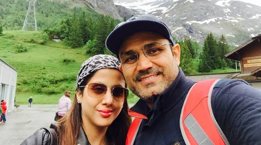 virendera sehwag and aarti
