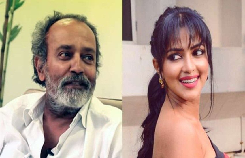 एडिटर बी लेनिन और अभिनेत्री अमला पॉल। एडिटर बी लेनिन और अभिनेत्री अमला पॉल।