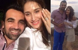 zaheer khan with his wife