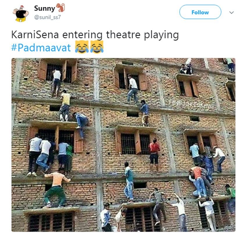 सोशल मस्ती: सुप्रीम कोर्ट ने बरकरार रखा ‘पद्मावत’ रिलीज का फैसला, ट्विटर पर यूं उड़ रही करणी सेना की खिल्ली!