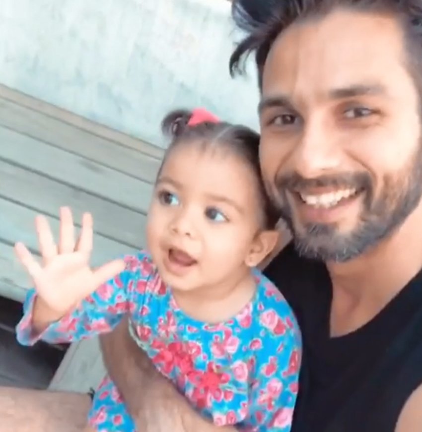 Shahid Kapoor, Mira Rajput, Shahid Kapoor Daughter Misha Kapoor, Misha New picture share by papa shahid, see pictures of Misha kapoor, see pictures of Shahid Kapoor, see pictures of Mira Rajput, entertainment news, television newsm, bollywood news, entertainment news in hindi, bollywood news