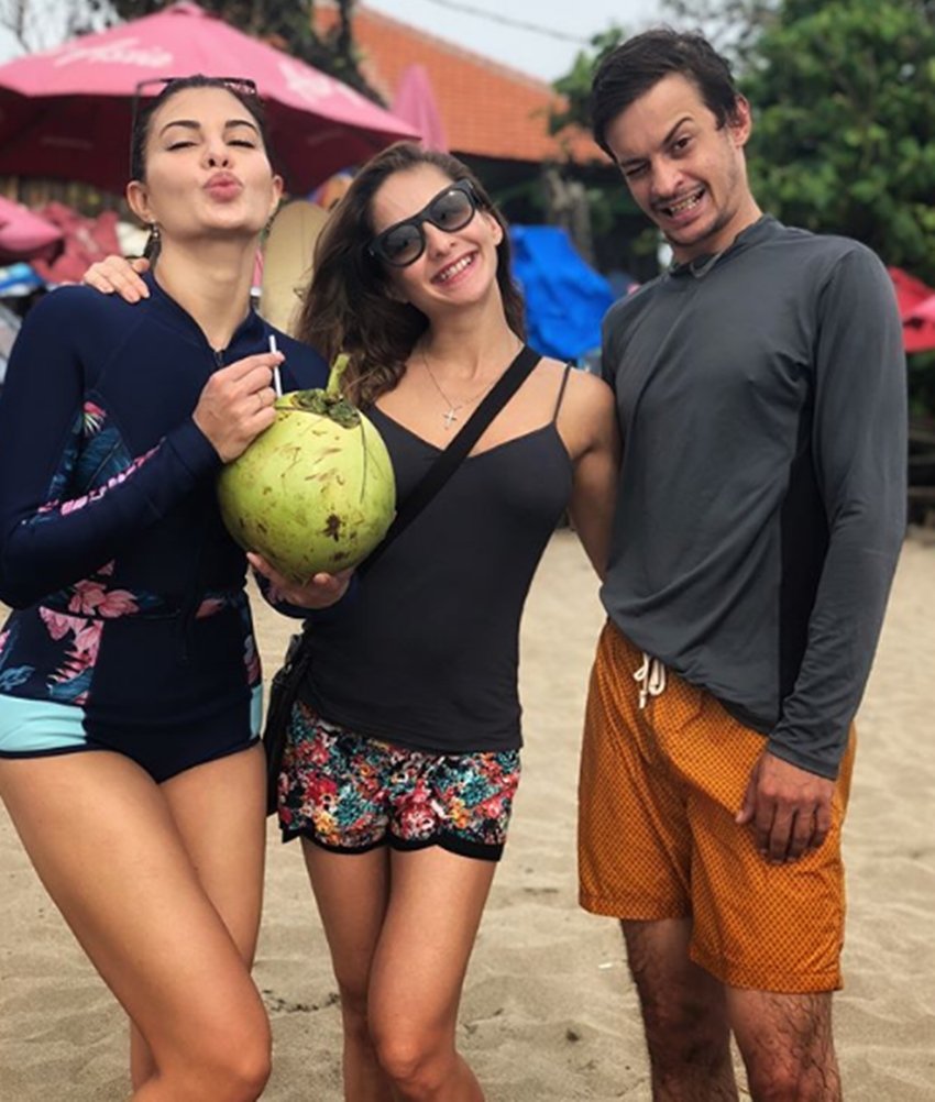 Jacqueline Fernandez, judwaa star Jacqueline Fernandez, Jacqueline Fernandez having fun in Batur Natural Hot Spring, see HD pictures of Jacqueline Fernandez, Jacqueline Fernandez having fun, Jacqueline Fernandez in Batur Natural Hot Spring, see HD pictures of Jacqueline Fernandez, bollywood news, television news, entertainment news, bollywood news