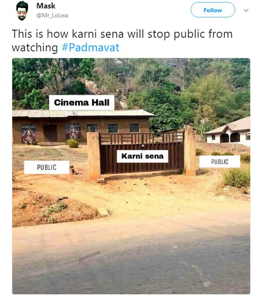 सोशल मस्ती: सुप्रीम कोर्ट ने बरकरार रखा ‘पद्मावत’ रिलीज का फैसला, ट्विटर पर यूं उड़ रही करणी सेना की खिल्ली!