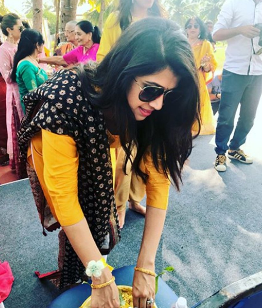 ye hai mohabbatein, TV star Karan Patel, Tv star Ankita Bhargava, ye hai mohabbatein star karan patel, karan patel at sister wedding, HD pictures of karan patel and wife ankita, entertainment news, bollywood news, television news, bollywood news