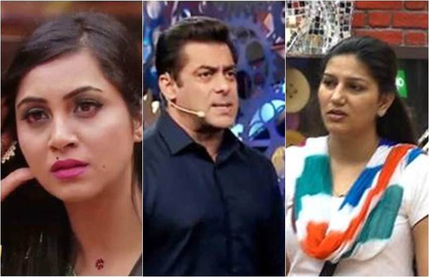 अर्शी खान, सलमान खान और सपना चौधरी