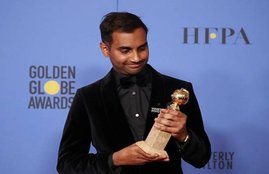 Golden Globes, Golden Globes Awards, Aziz Ansari, Aziz Ansari wins, Netflix Master, Best TV Comedy Actor, Best TV Comedy Actor Aziz Ansari, Golden Globes Awards 2018, Golden Globe for Best Actor, Entertainment news