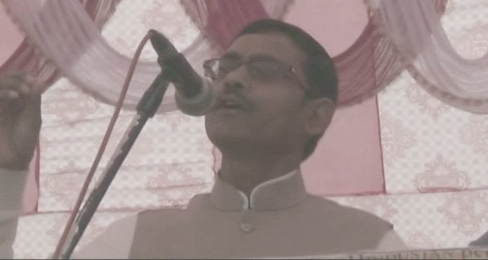 मुजफ्फरनगर के अतोली से बीजेपी विधायक विक्रम सैनी (फोटो सोर्स- एएनआई ट्विटर)