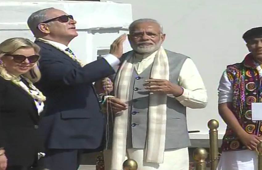 इजरायल के प्रधानमंत्री बेंजामिन नेतन्याहू और पीएम मोदी (ANI फोटो)