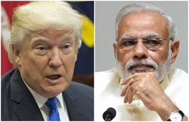 Donald Trump and pm modi