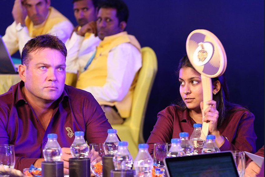 Vivo IPL Auction, IPL Auction, IPL Auction 2018, Jhanvi Mehta, Jhanvi Mehta IPL, Juhi Chawla Daughter, Jhanvi Pictures, Jhanvi Chawla IPL Pictures