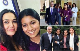 Vivo IPL Auction, IPL Auction, IPL Auction 2018, Jhanvi Mehta, Jhanvi Mehta IPL, Juhi Chawla Daughter, Jhanvi Pictures, Jhanvi Chawla IPL Pictures