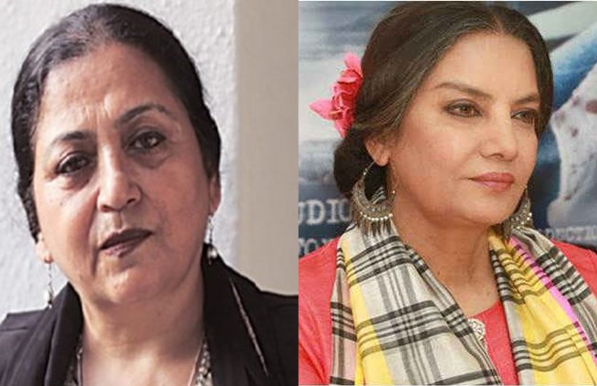 लेखिका मधु पूर्णिमा किश्वर और एक्ट्रेस शबाना आजमी लेखिका मधु पूर्णिमा किश्वर और एक्ट्रेस शबाना आजमी