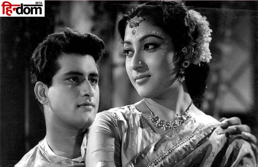 Mala Sinha and Manoj Kumar