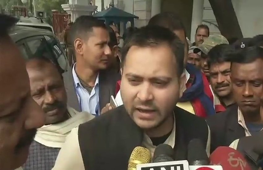 बिहार के पूर्व डिप्टी सीएम तेजस्वी यादव। (एएनआई फोटो)