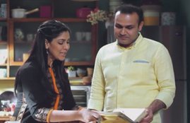 Sakshi Tanwar, Sakshi Tanwar Show, Sakshi Tanwar with Virendra Sehwag, Sakshi Tanwar with Veeru Paji, Sakshi Tanwar Cooking Show, Sakshi Tanwar Epic, Sakshi Tanwar Tyohar Ki Thali