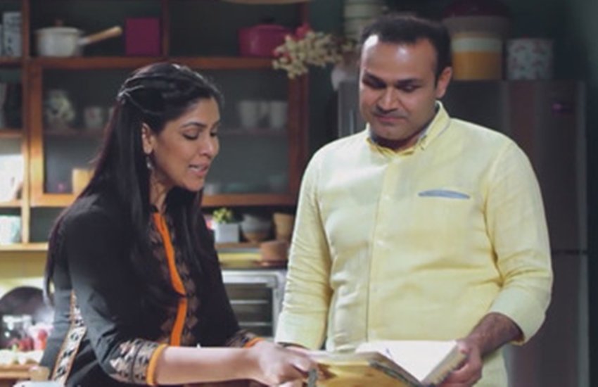 Sakshi Tanwar, Sakshi Tanwar Show, Sakshi Tanwar with Virendra Sehwag, Sakshi Tanwar with Veeru Paji, Sakshi Tanwar Cooking Show, Sakshi Tanwar Epic, Sakshi Tanwar Tyohar Ki Thali